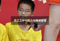 员工工作中压力与情绪管理3498