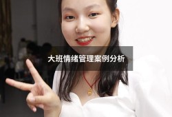 大班情绪管理案例分析（情绪管理经典案例分析）