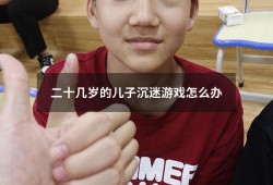 二十几岁的儿子沉迷游戏怎么办（23岁儿子沉迷游戏怎么办）