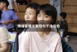情绪管理文案短句干净治愈（高质量情绪化文案）