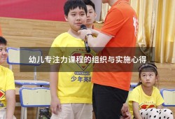 幼儿专注力课程的组织与实施心得（专注力训练课程教案）