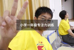 小学一年级专注力训练（小学一年级专注力怎么培养）
