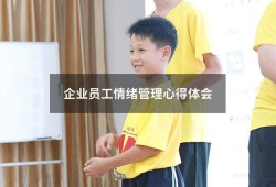 企业员工情绪管理心得体会（企业员工情绪管理）