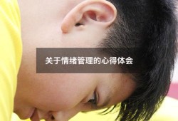 关于情绪管理的心得体会（情绪管理观后感300字）