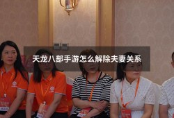 天龙八部手游怎么解除夫妻关系（天龙八部2手游神兽攻略）