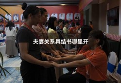 夫妻关系具结书哪里开4391