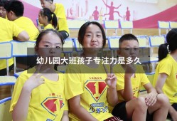 幼儿园大班孩子专注力是多久（大班孩子注意力集中时间）