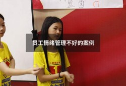 员工情绪管理不好的案例（企业员工情绪管理）