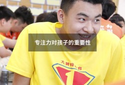 专注力对孩子的重要性（专注力的重要性和作用）
