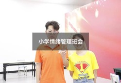 小学情绪管理班会（情绪管理主题班会ppt）