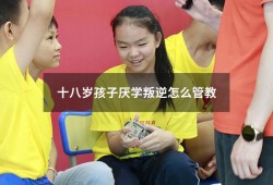 十八岁孩子厌学叛逆怎么管教（初中小孩叛逆厌学怎么办）